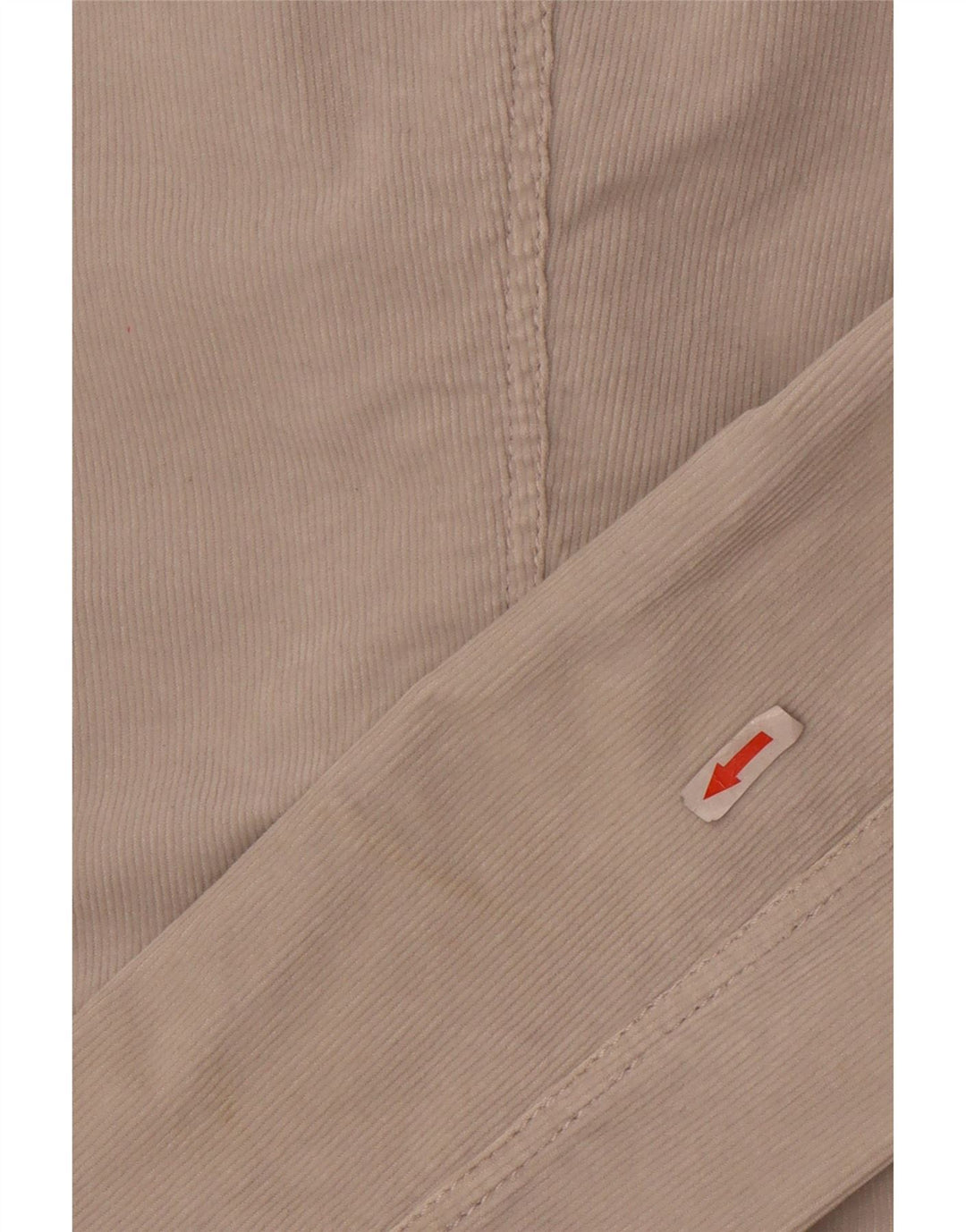 Armani Jeans Veste blazer en velours côtelé à 3 boutons pour femme UK 12 Gris moyen