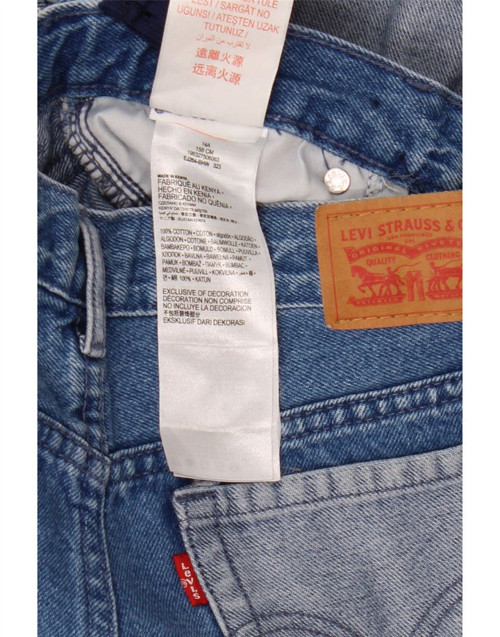 LEVI'S Jean large fille 13-14 ans W26 L31 Bleu Colorblock Coton