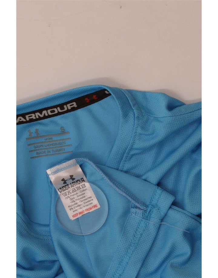 Under Armour T-Shirt Homme Haut Petit Bleu Coton