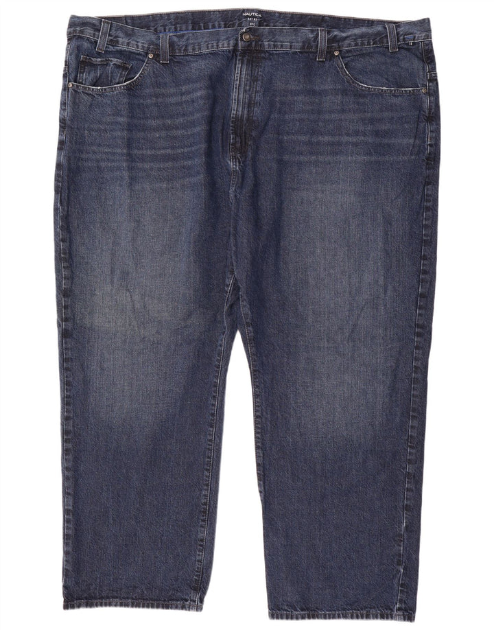 NAUTICA Jean droit homme W54 L32 bleu coton