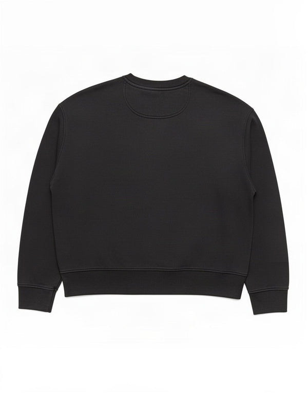 Marks & Spencer Sweat-shirt coupe décontractée pour homme en coton noir Taille L