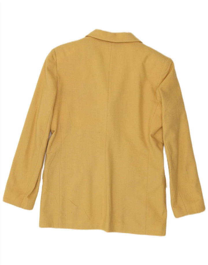 Laura Biagiotti Veste Blazer 2 Boutons Femme IT 42 Jaune Moyen