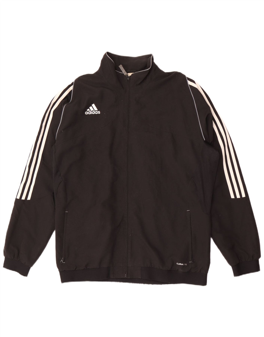 Adidas Veste de survêtement pour homme UK 48/50 XL Noir Polyester