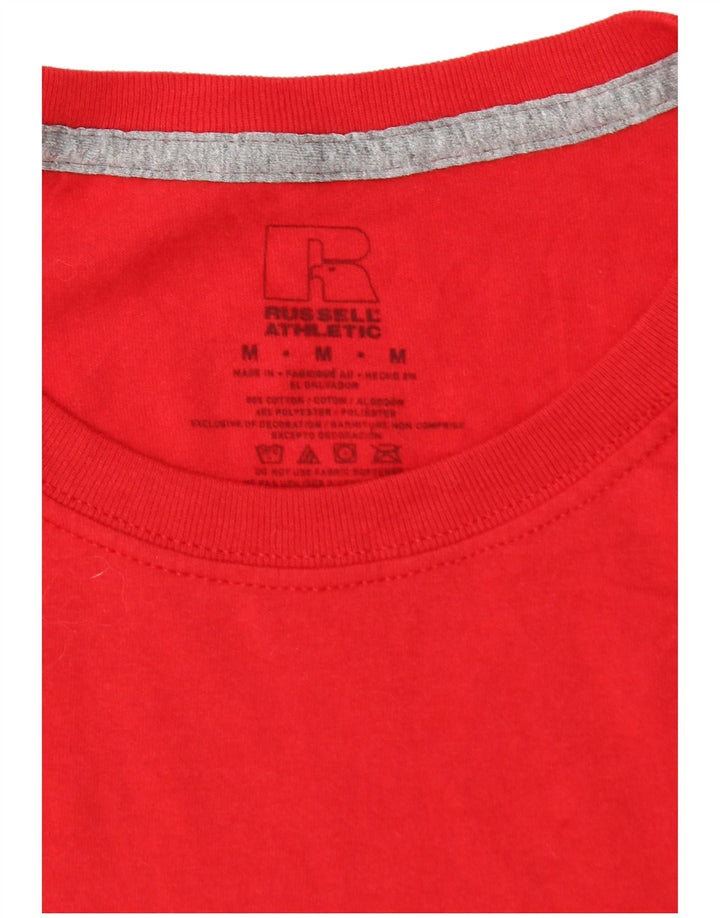 RUSSELL ATHLETIC T-Shirt Homme Haut Rouge Moyen Coton