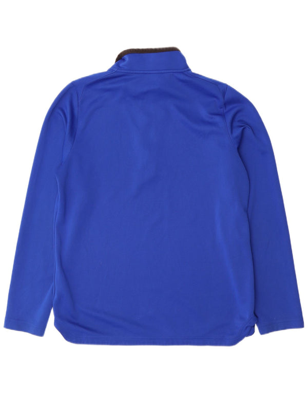 Reebok Haut de Survêtement Graphic Zip Neck Pullover Homme Bleu Polyester