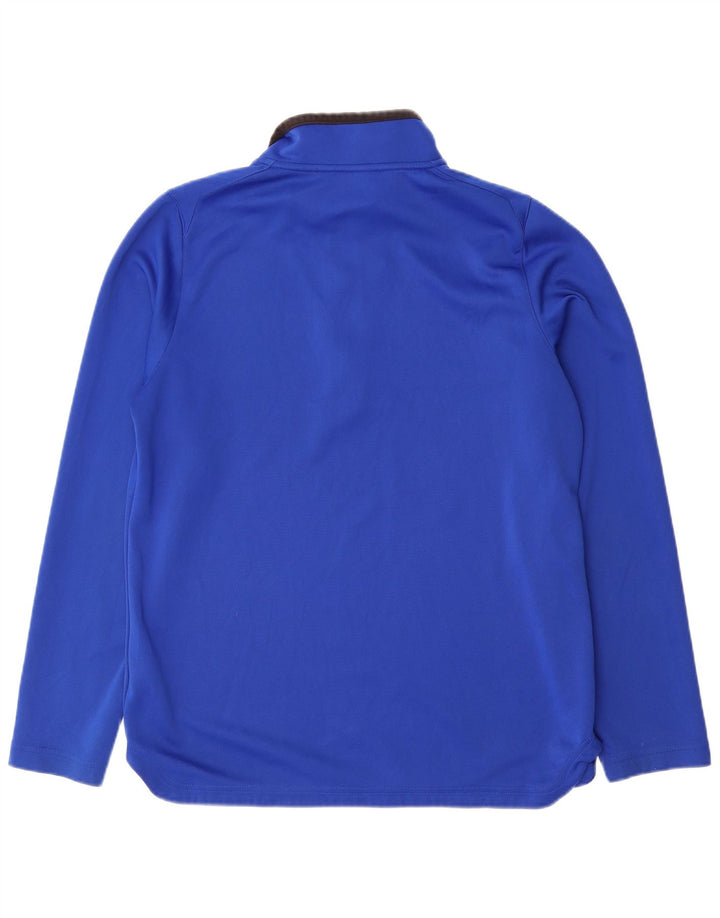 Reebok Haut de Survêtement Graphic Zip Neck Pullover Homme Bleu Polyester