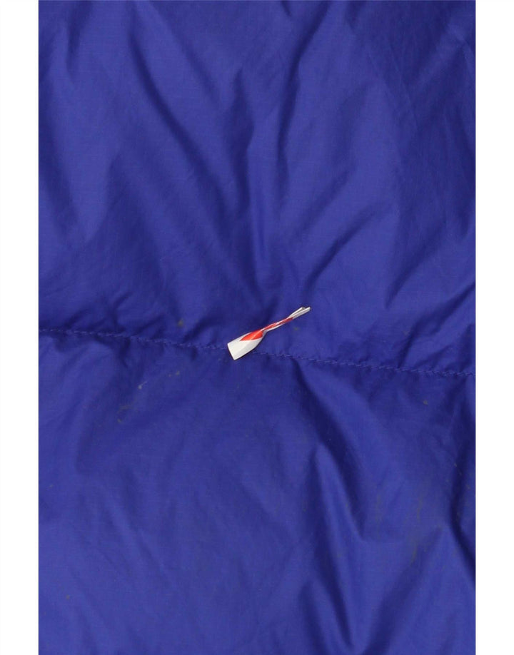The North Face Veste matelassée surdimensionnée pour femme UK 10 Small Bleu Colorblock