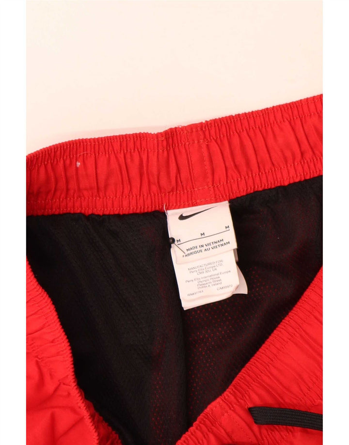 Nike Short de bain graphique pour homme en polyester rouge moyen