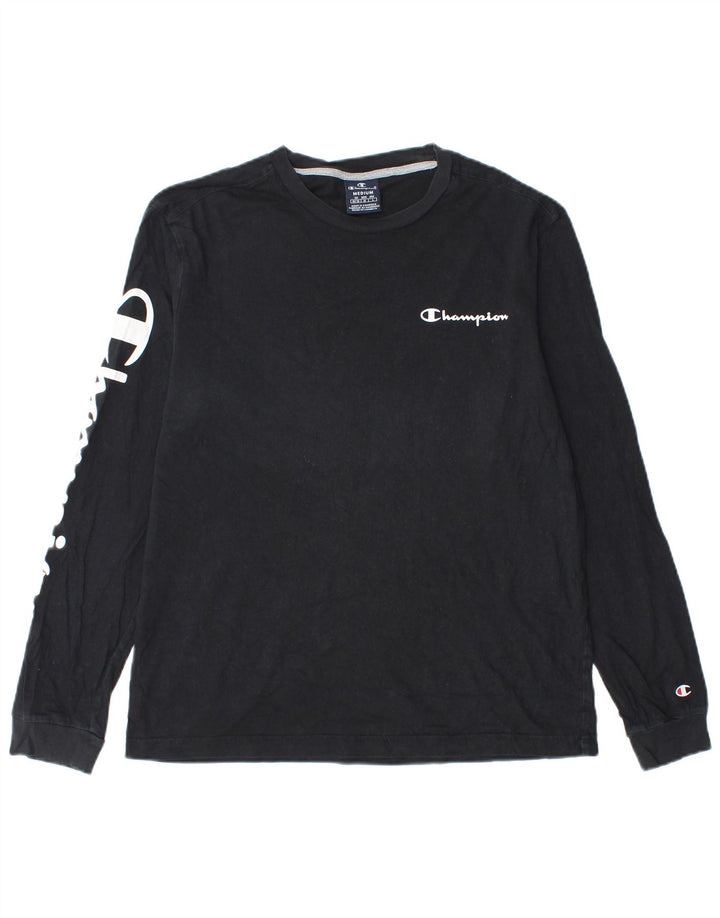 Champion Haut graphique à manches longues pour homme Noir moyen