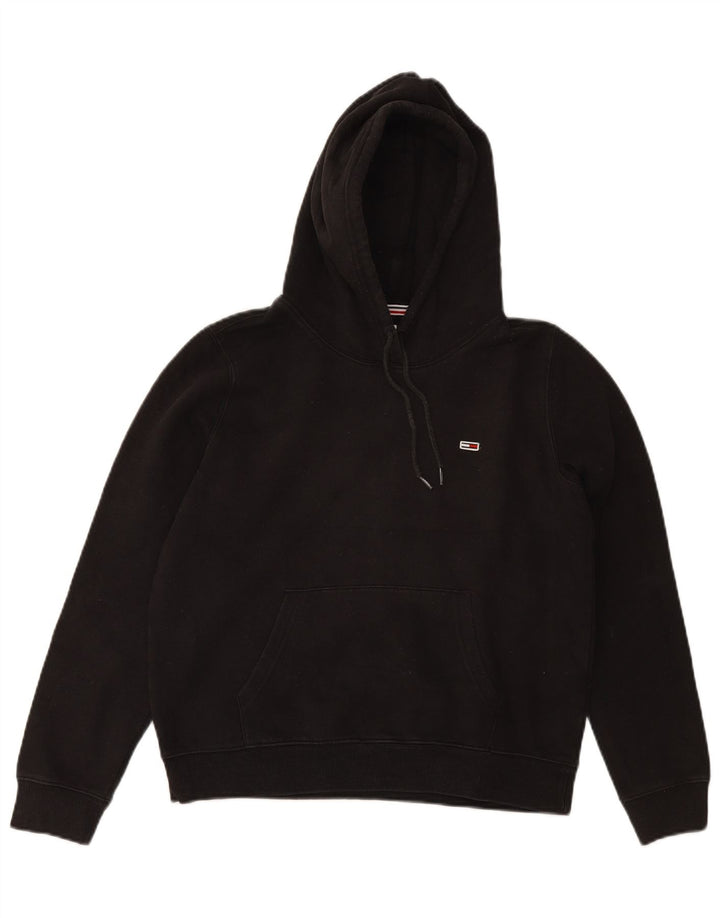 TOMMY HILFIGER Pull à capuche pour femme UK 14 Medium Noir