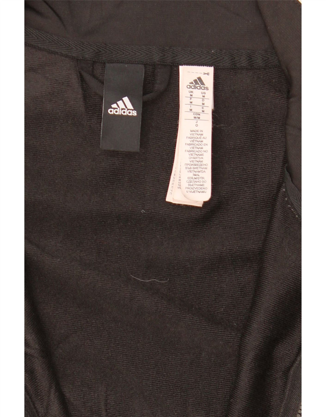 ADIDAS Veste de survêtement pour homme Noir moyen Polyester