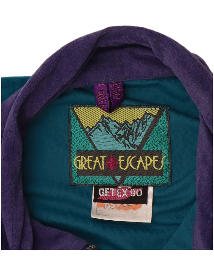 Great Escapes Veste de Survêtement Homme Vert Moyen Colourblock
