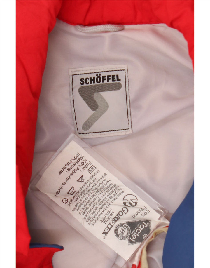 Schoffel Veste de Ski Gore-Tex XL Homme Rouge Colorblock Polyamide