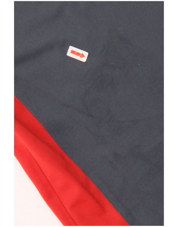 ADIDAS T-Shirt Homme Haut Petit Gris Colorblock Polyester