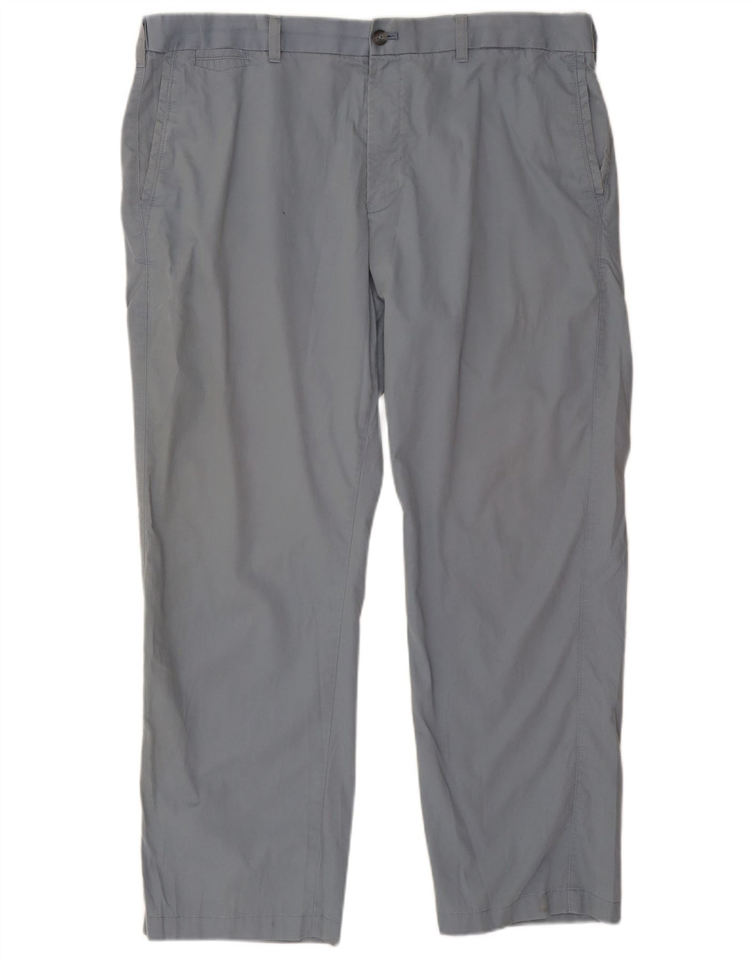 Marks & Spencer Pantalon Chino Droit Blue Harbor Homme W42 L29 Gris
