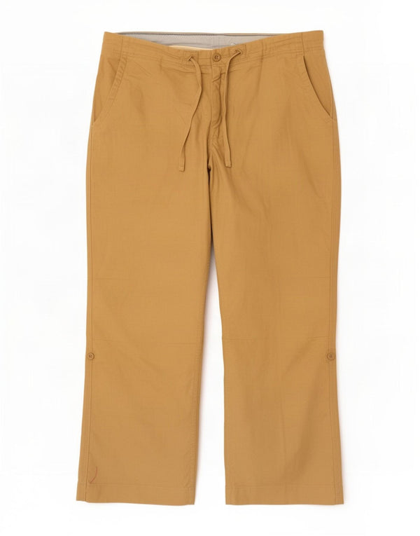 Gap Pantalon Chino Droit Homme Large W36 L32 Lin Beige