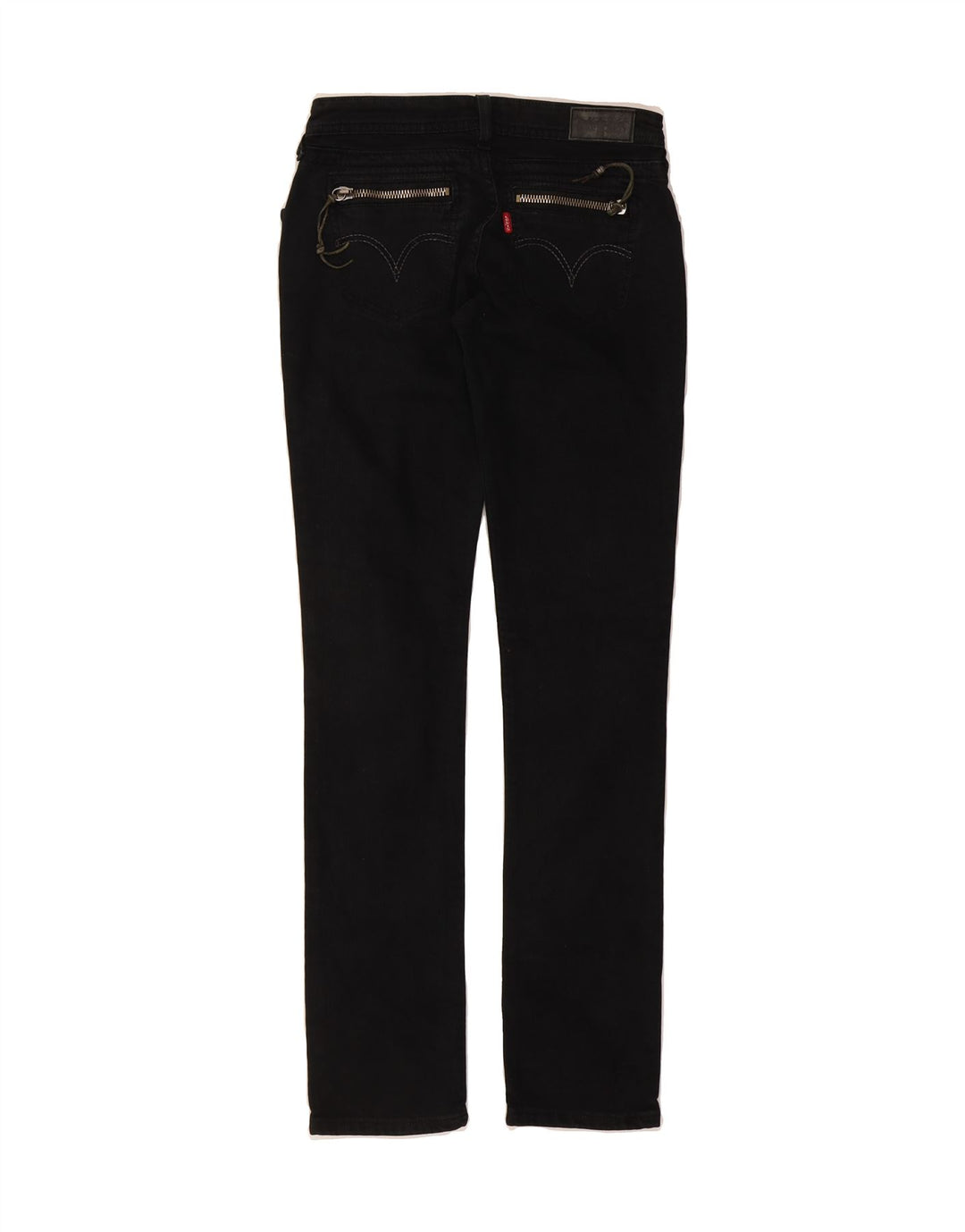 LEVI'S Womens Slim Jeans W29 L34 Black Cotton Vintage Levi's and Second-Hand Levi's from Messina Hembry 