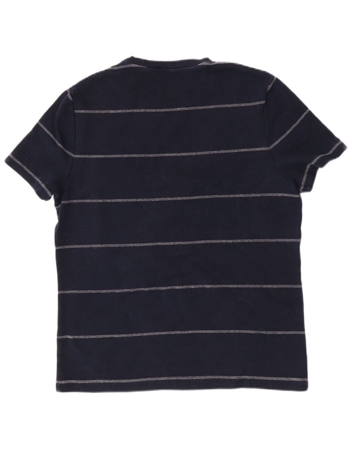 Marks & Spencer T-Shirt Regular Fit Homme Bleu Marine Rayé
