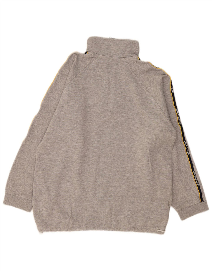 Arena Sweat-Shirt Graphique à Col Zippé Homme Gris Moyen Colorblock