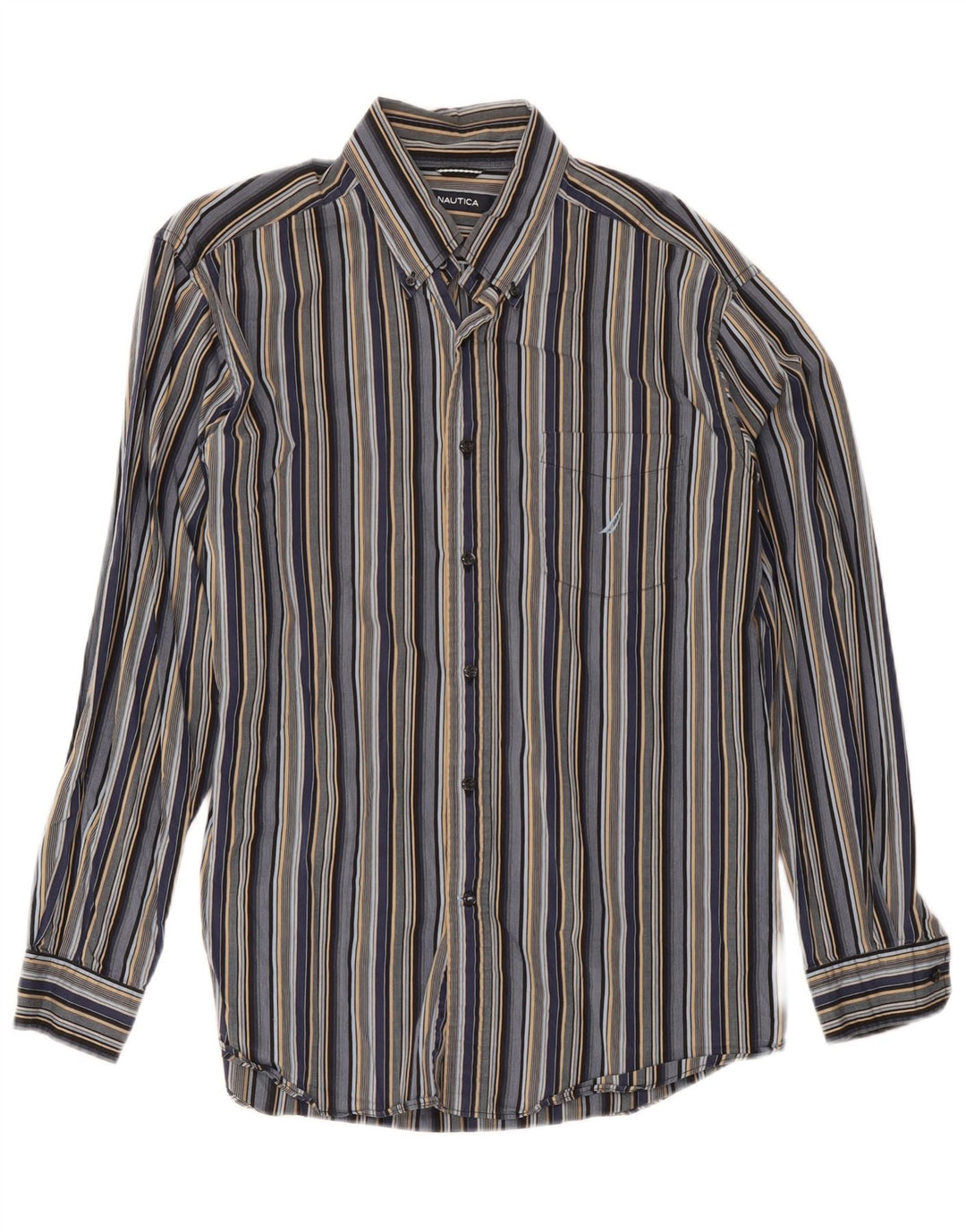 Nautica Chemise Homme Large Coton Rayé Multicolore