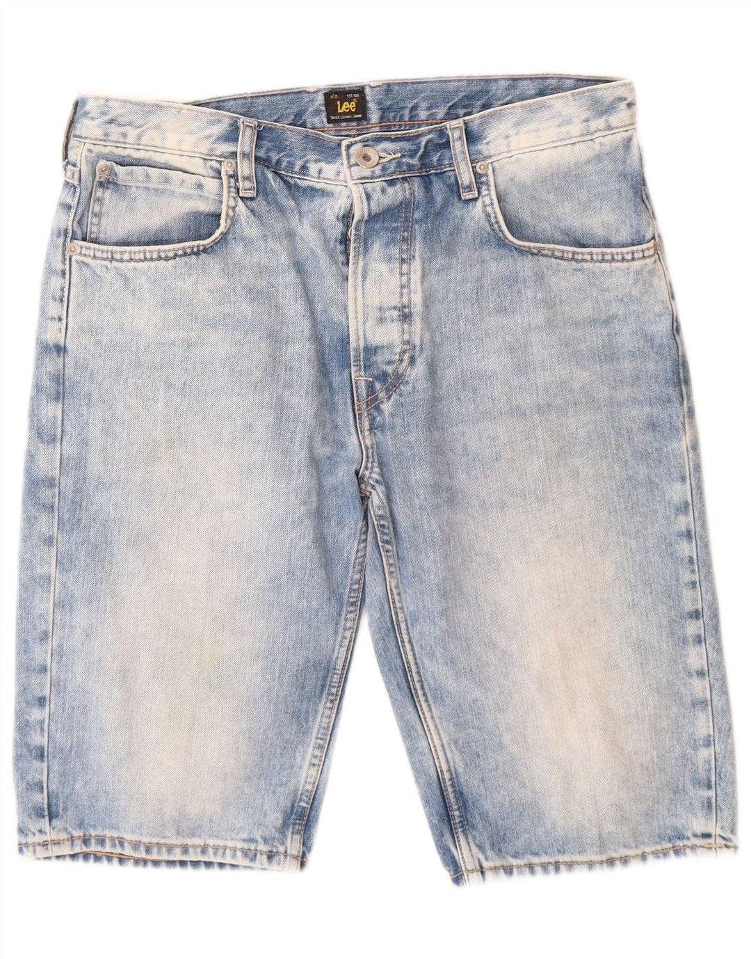 Lee Short en Jean W32 Homme Bleu Moyen Coton