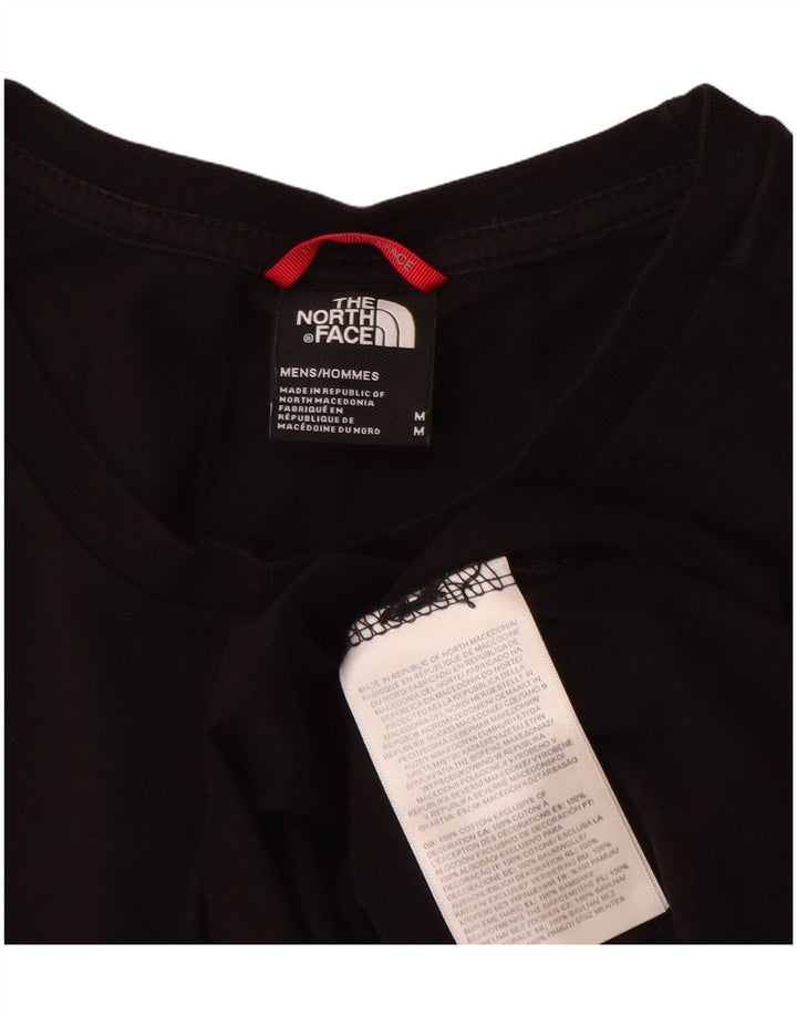 The North Face T-shirt graphique pour homme en coton noir moyen