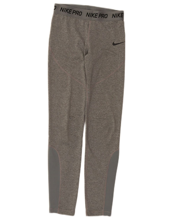 Legging Nike Fille Graphic 12-13 ans Large Gris Colorblock Polyester
