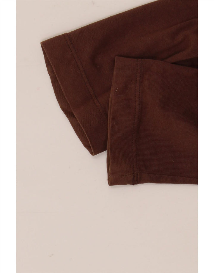 Datch Haut graphique à manches longues pour femme UK 10 Petit Marron