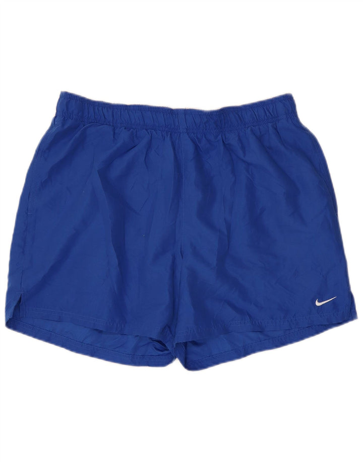 Short de bain Nike pour hommes, grand, bleu, polyester