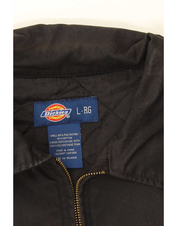 Dickies Veste Bomber Homme UK 40 Large Noir Polyester
