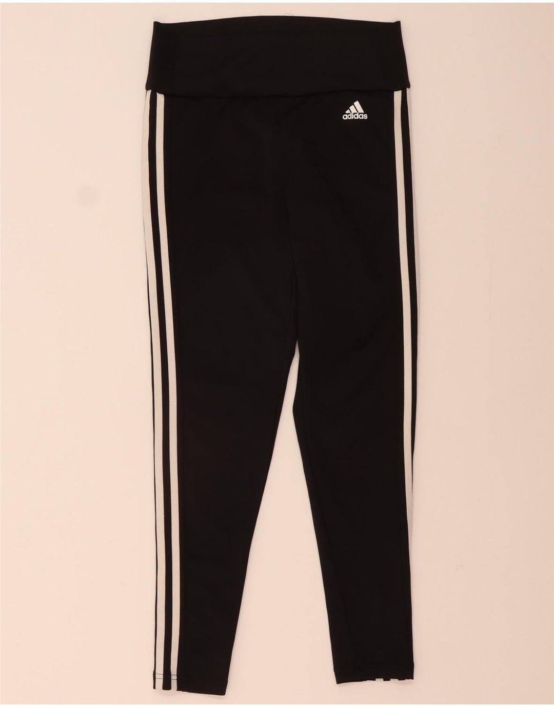 ADIDAS Leggings Aeroready pour femmes UK 12/14 Polyester noir moyen