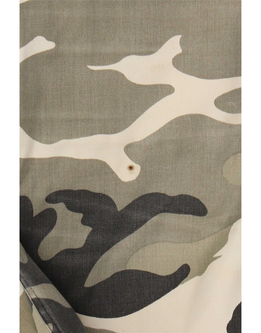 Short Cargo Vintage Homme XL W38 Kaki Camouflage Polyester