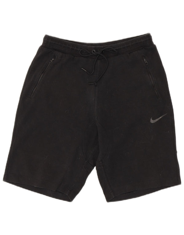 NIKE Short de sport pour hommes Grand coton noir