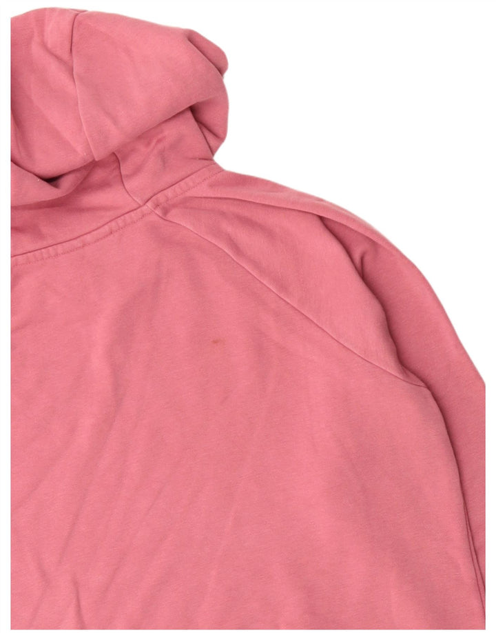 Nike Pull à capuche surdimensionné pour femme UK 10 Petit coton rose