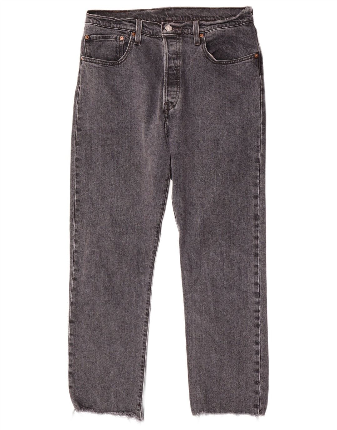 LEVI'S Jean Droit 501 Homme W31 L28 Gris Coton