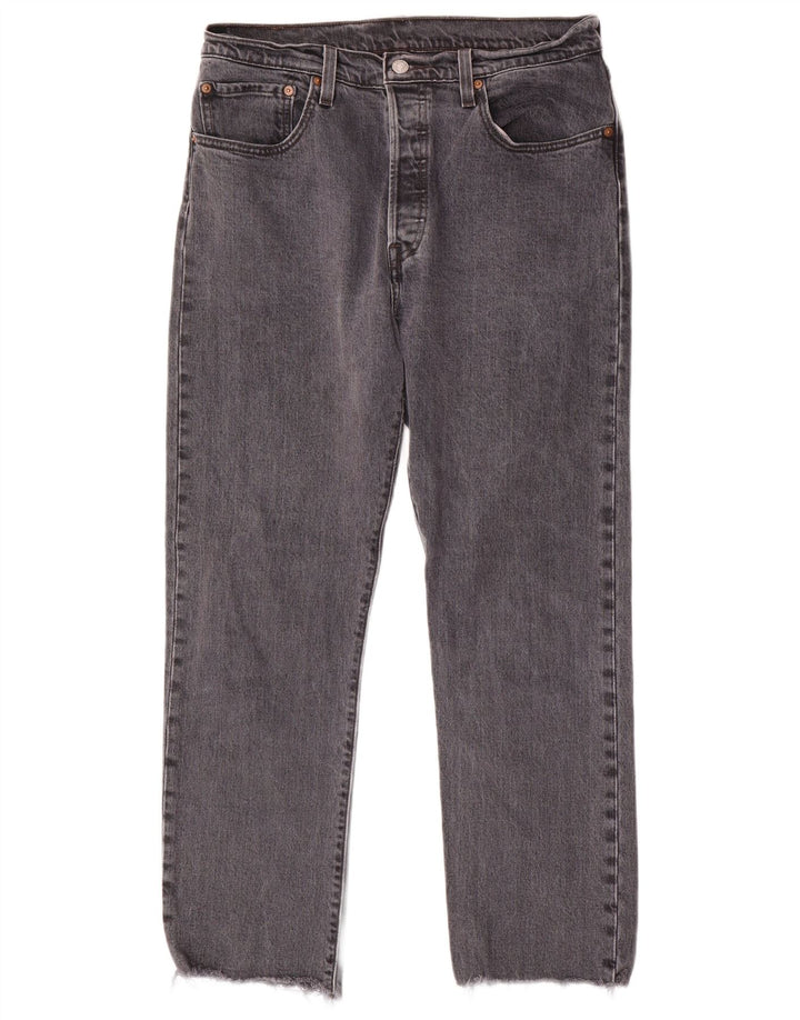 LEVI'S Jean Droit 501 Homme W31 L28 Gris Coton
