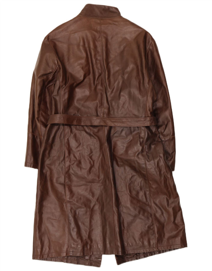Masterpelle Manteau en Cuir Femme IT 48 XL Marron
