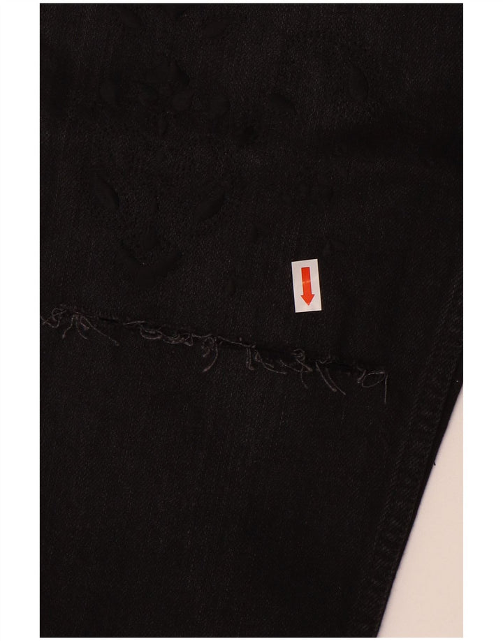 Zara Jean Slim Femme EU 40 Moyen W31 L29 Coton Noir