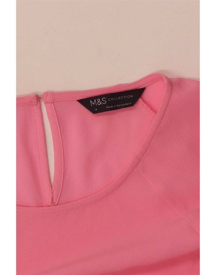 Marks & Spencer Chemisier pour femme UK 14 Large Rose