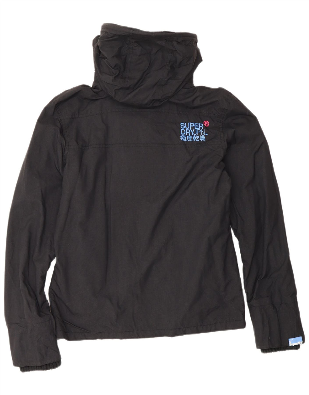 Superdry Veste coupe-vent graphique Windcheater pour femme UK 10 Small Noir
