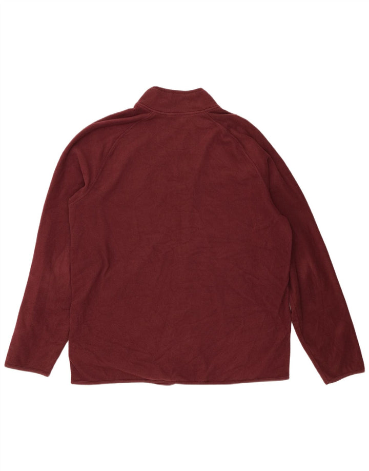 Marks & Spencer Veste polaire pour homme UK 42 XL Bordeaux Polyester