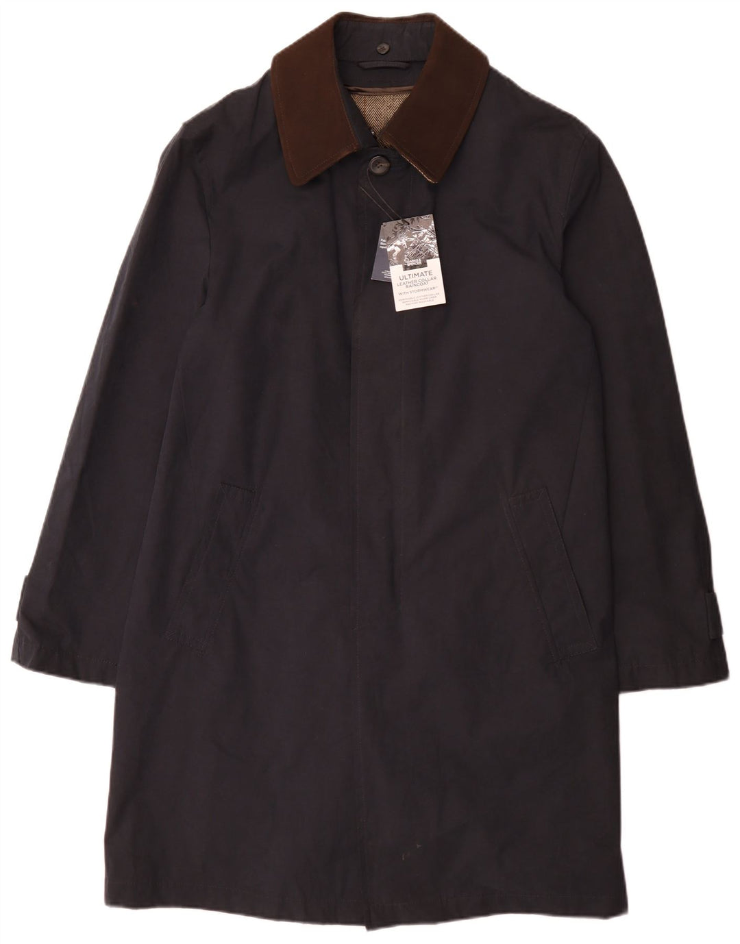 Marks & Spencer Manteau coupe-vent pour homme UK 36 Petit bleu marine classique