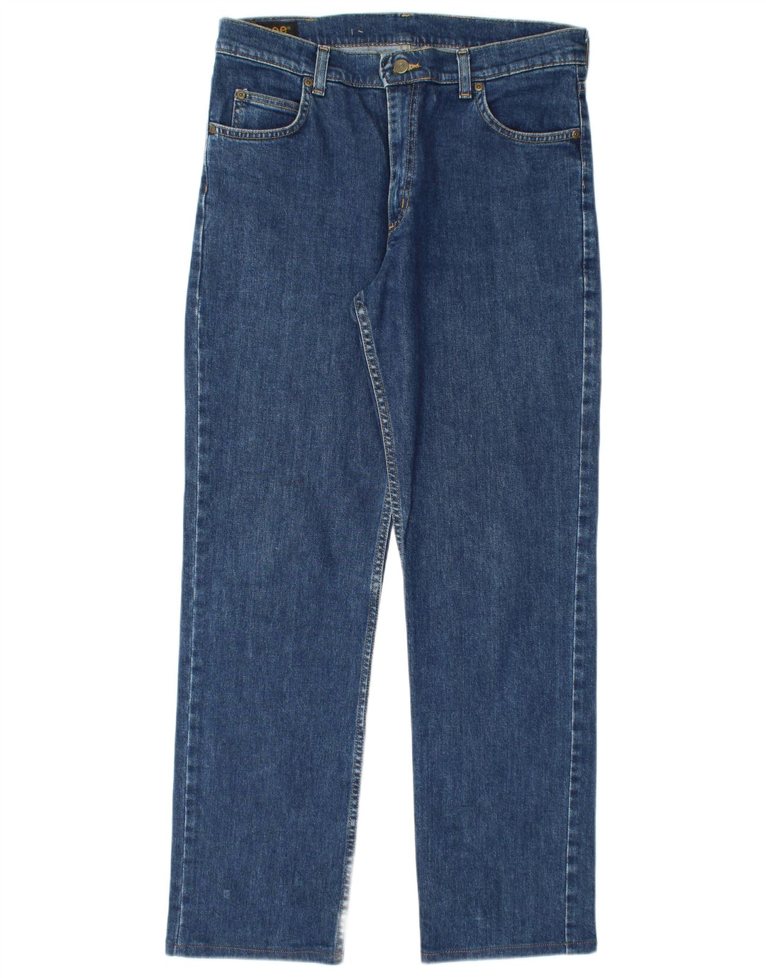Lee Jean Droit Brooklyn Homme W34 L31 Bleu Coton