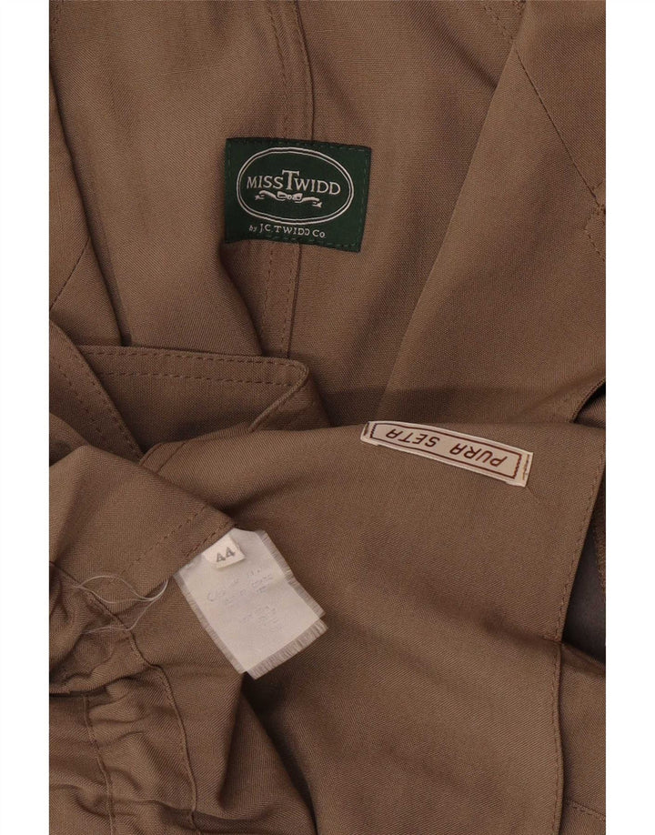 Misstwidd Veste Parka Femme IT 44 Soie Kaki Moyen