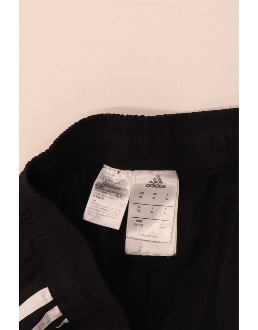 Adidas Pantalon de survêtement pour homme Joggers XL Noir Colorblock Polyester
