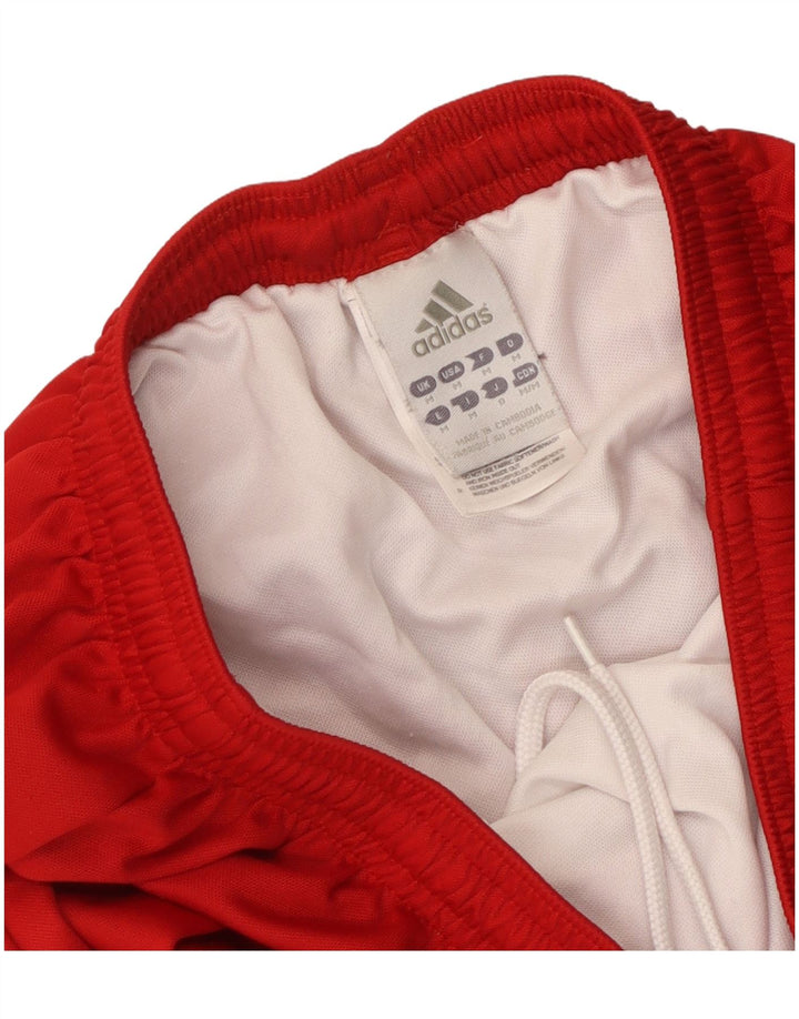 ADIDAS Short de Sport Homme Rouge Moyen Polyester