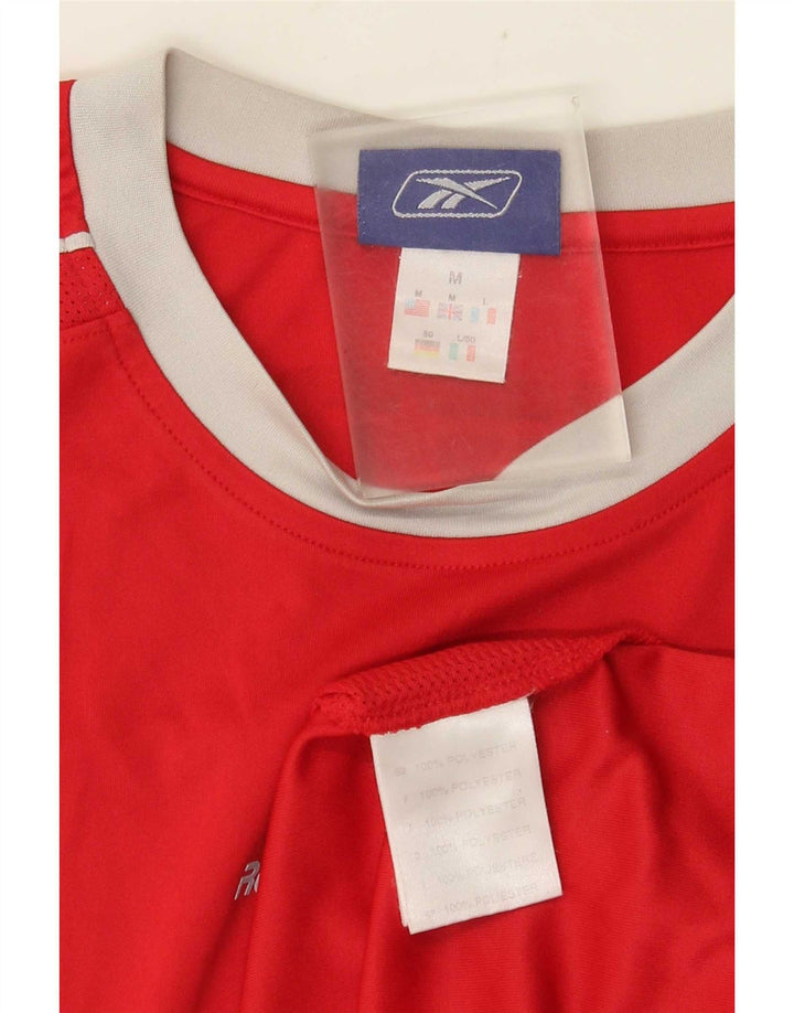 Reebok Débardeur Homme Rouge Moyen Polyester