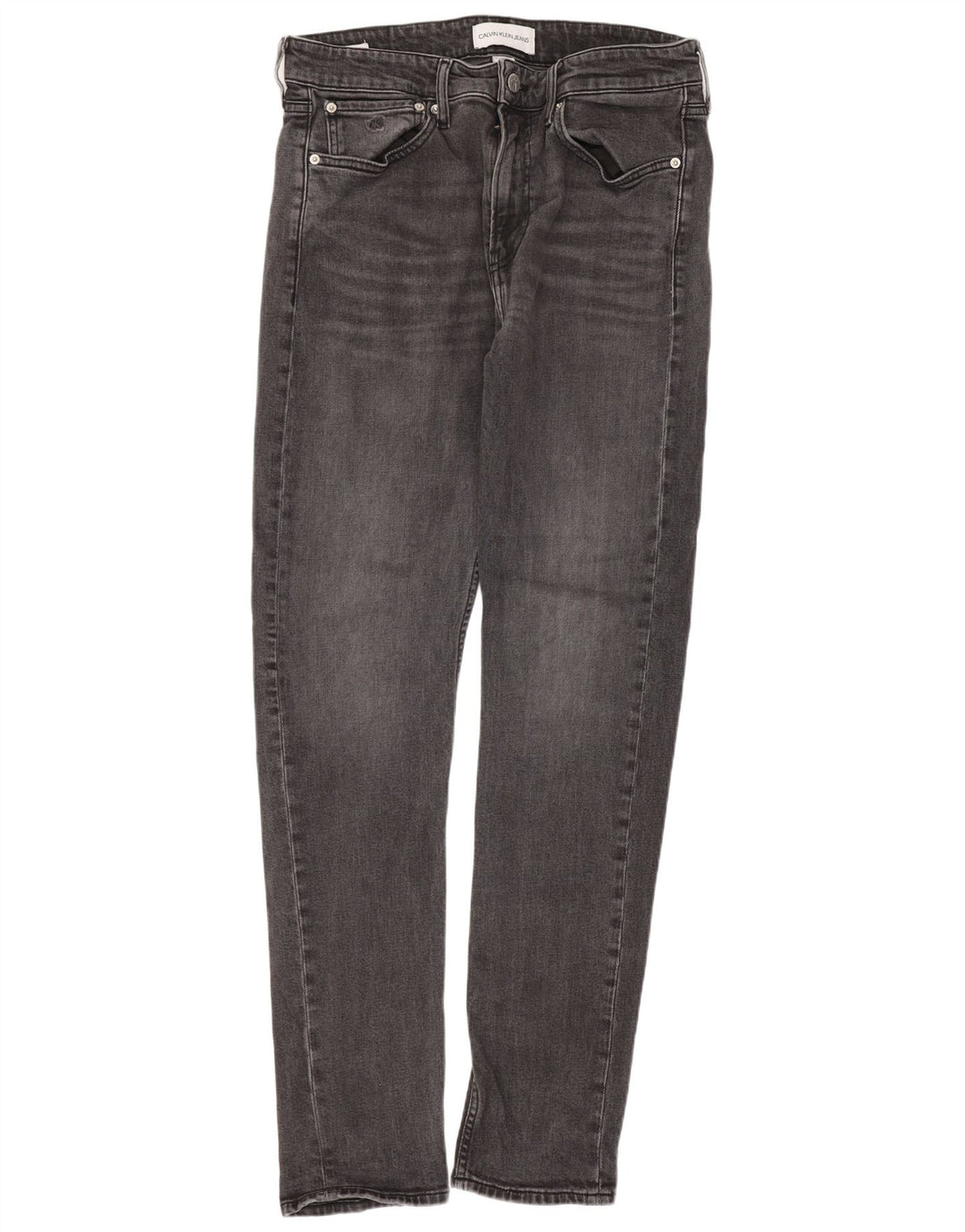 Calvin Klein Jean Slim Homme W32 L32 Gris Coton