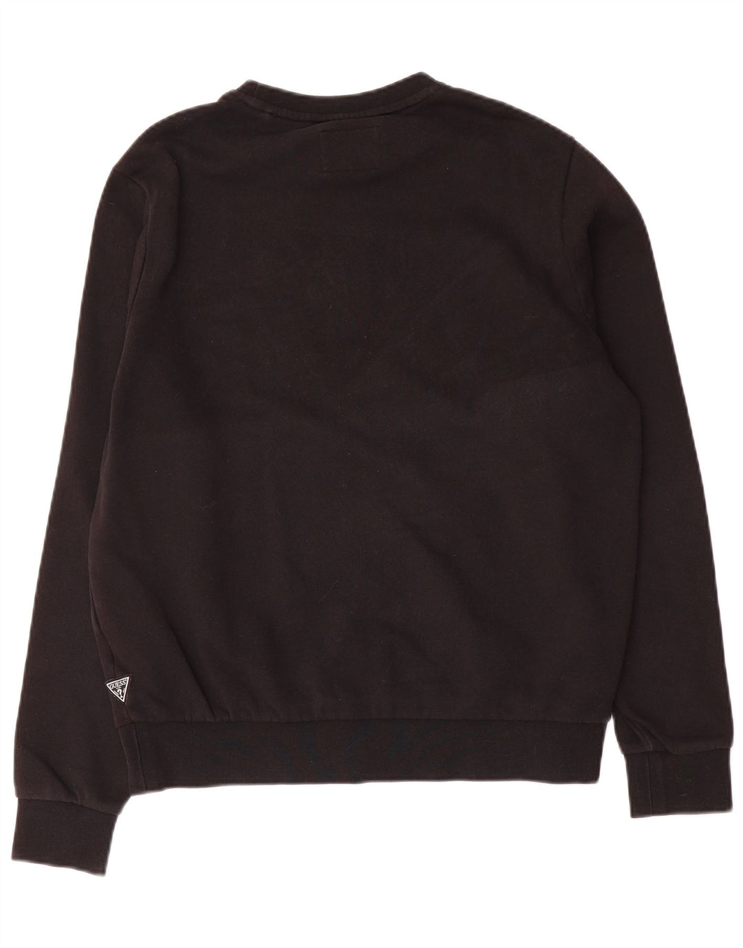 Guess Sweat-shirt graphique pour homme UK 34 Small Noir Coton