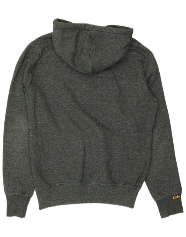 Superdry Mens Graphic Hoodie Jumper XL Grey Cotton